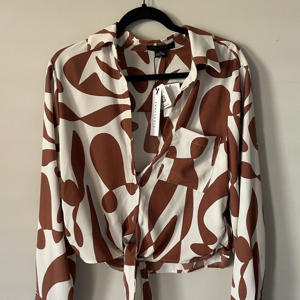 Sanctuary button up top